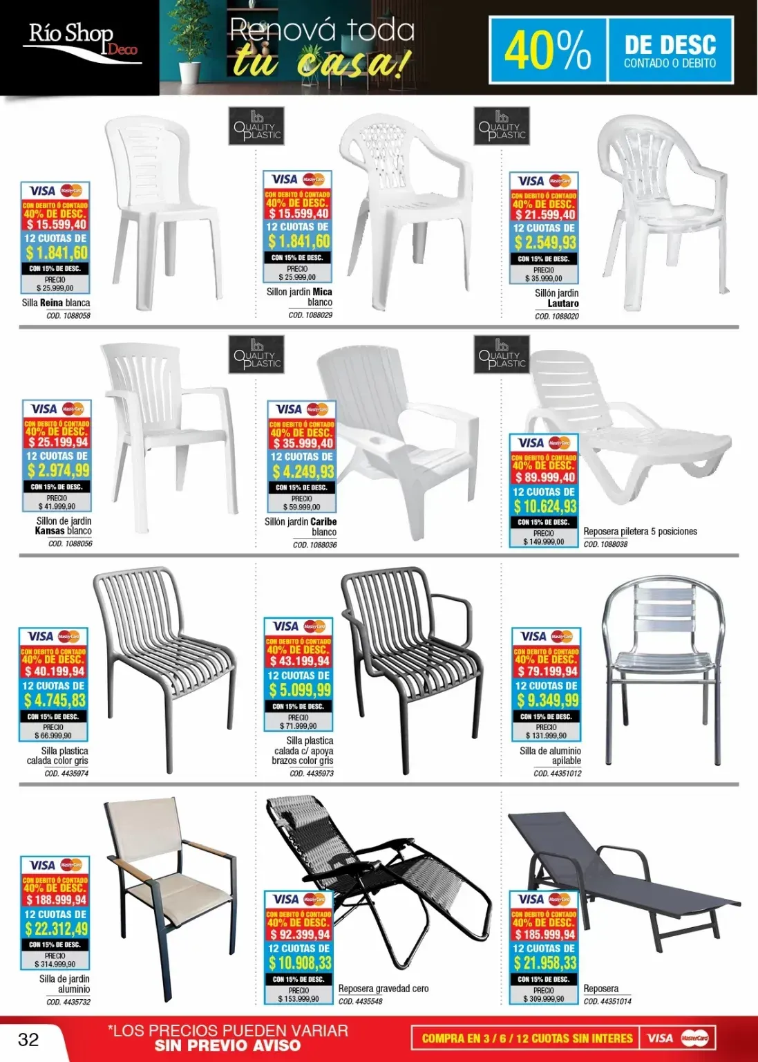 Ofertas de Rio Shop Deco Ofetas del mes 9 de septiembre al 4 de octubre 2025 - Página 32 del catálogo