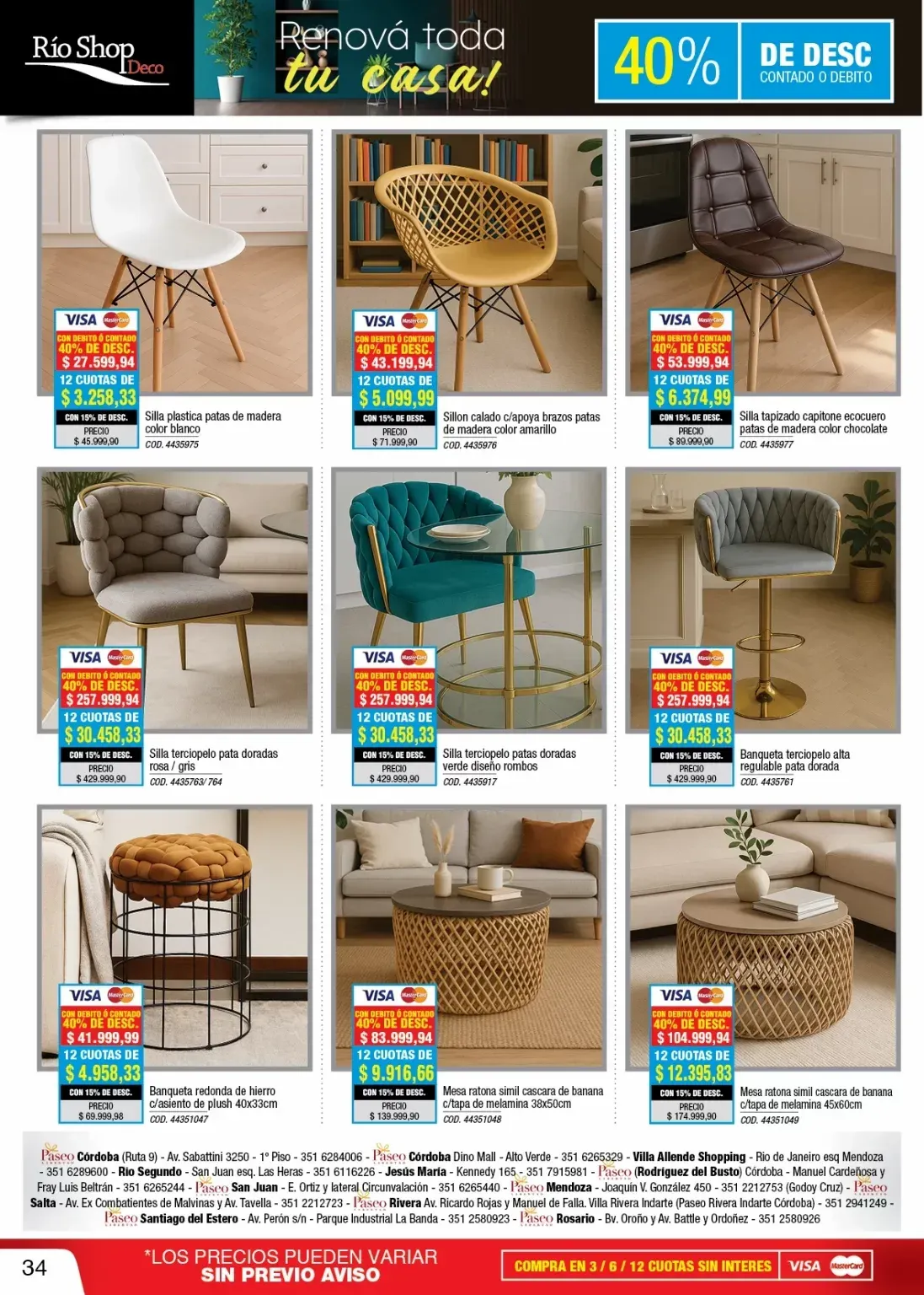 Ofertas de Rio Shop Deco Ofetas del mes 9 de septiembre al 4 de octubre 2025 - Página 34 del catálogo