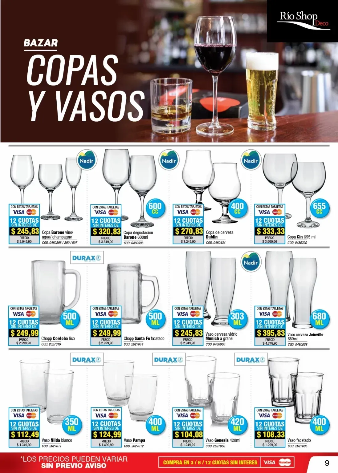 Ofertas de Rio Shop Deco Ofetas del mes 9 de septiembre al 4 de octubre 2025 - Página 9 del catálogo