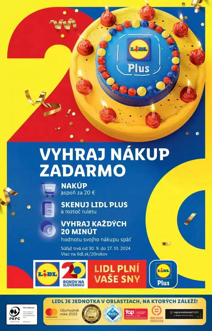 Leták: Platný od štvrtka 10. 10. 2024 od 10. októbra do 13. októbra 2024 - Prehľad Stránky 2