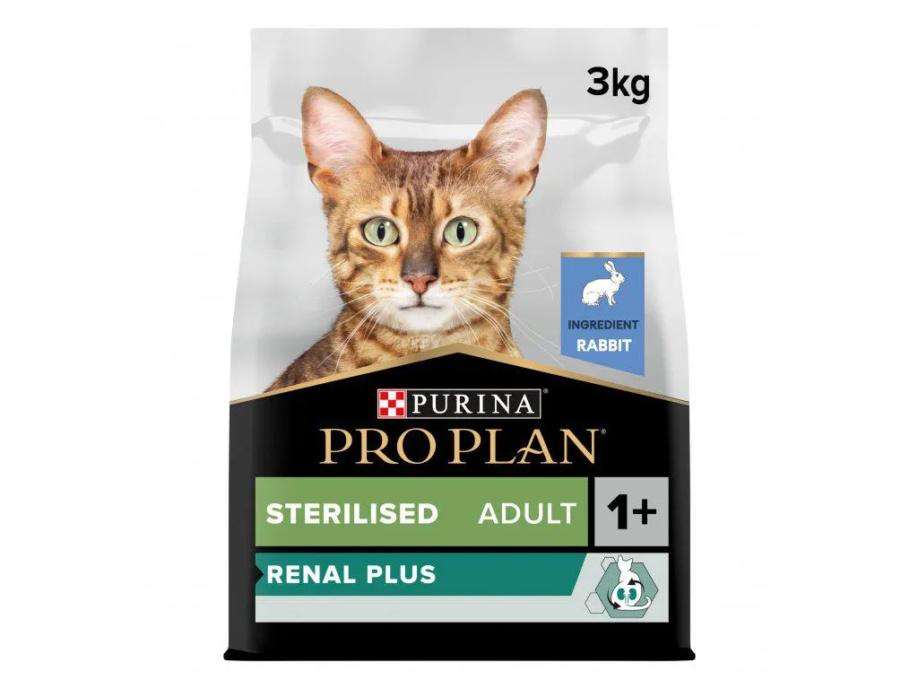 Pro Plan Cat Renal Plus Sterilised králik 3 kg
