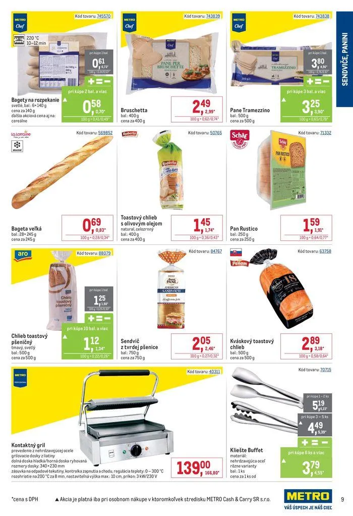 Leták: Fast Food od 22. júla do 30. júla 2024 - Prehľad Stránky 9