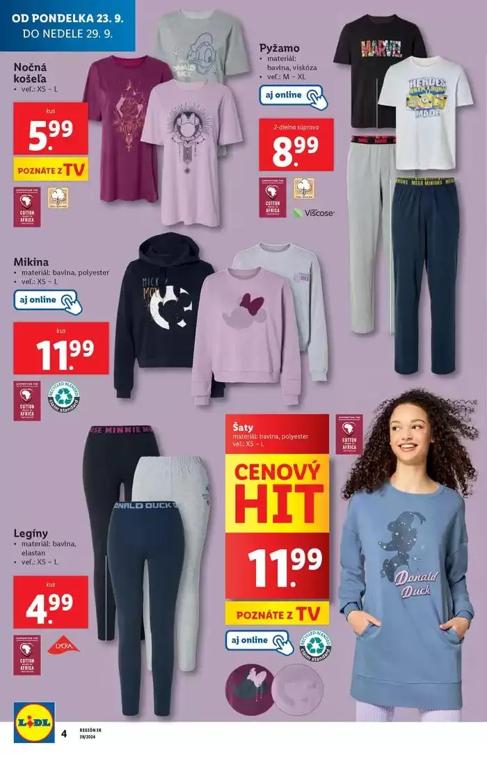 Leták: Platný od pondelka 23. 09. 2024 od 23. septembra do 29. septembra 2024 - Prehľad Stránky 64