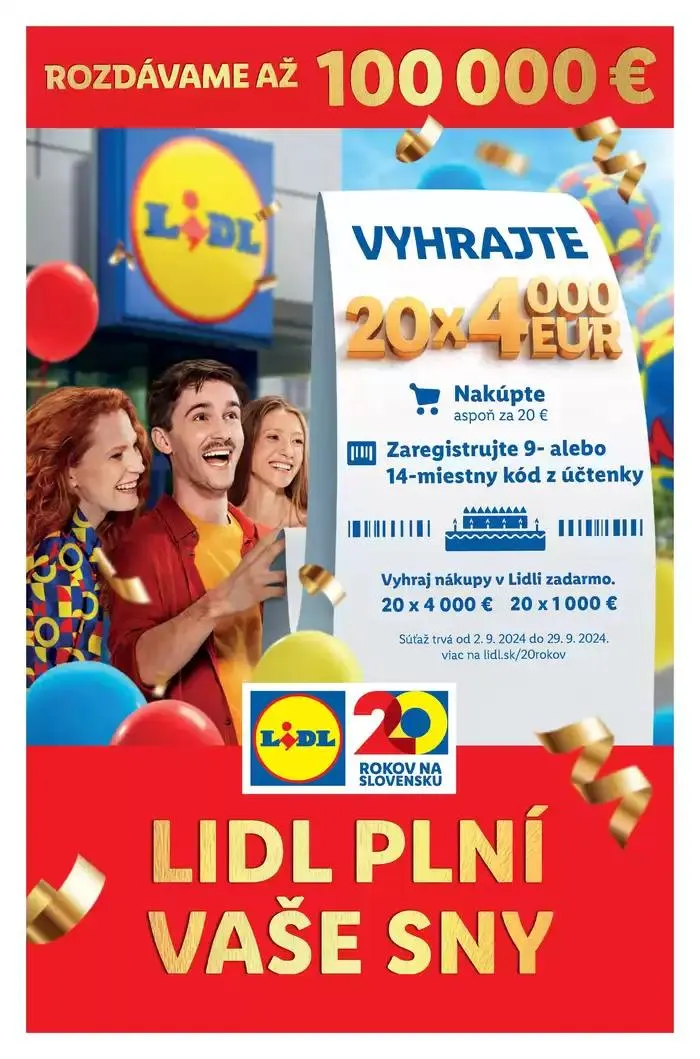 Leták: Platný od pondelka 23. 09. 2024 od 23. septembra do 29. septembra 2024 - Prehľad Stránky 3