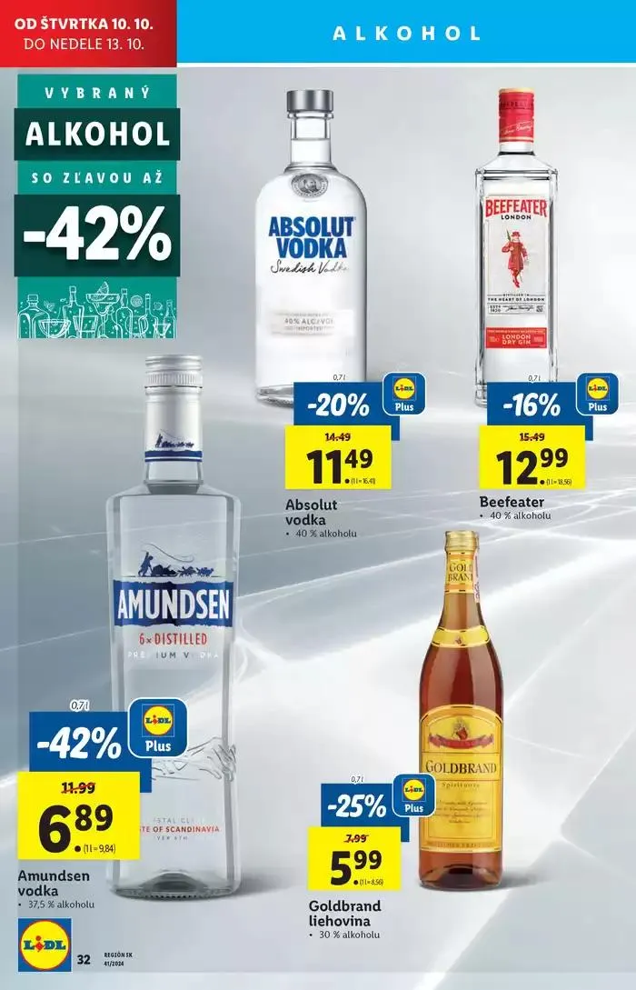Leták: Platný od štvrtka 10. 10. 2024 od 10. októbra do 13. októbra 2024 - Prehľad Stránky 34
