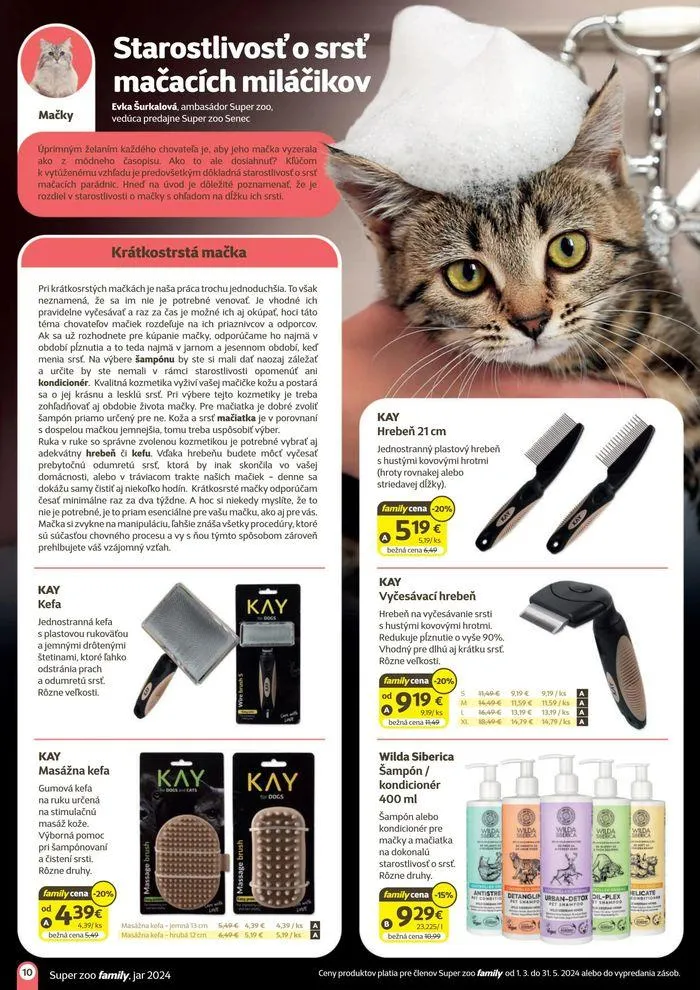 Leták: Super zoo family Jar 2024  od 13. marca do 31. mája 2024 - Prehľad Stránky 10