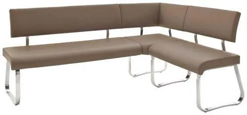 ROHOVÁ LAVICA, farby ušľachtilej ocele, cappuccino