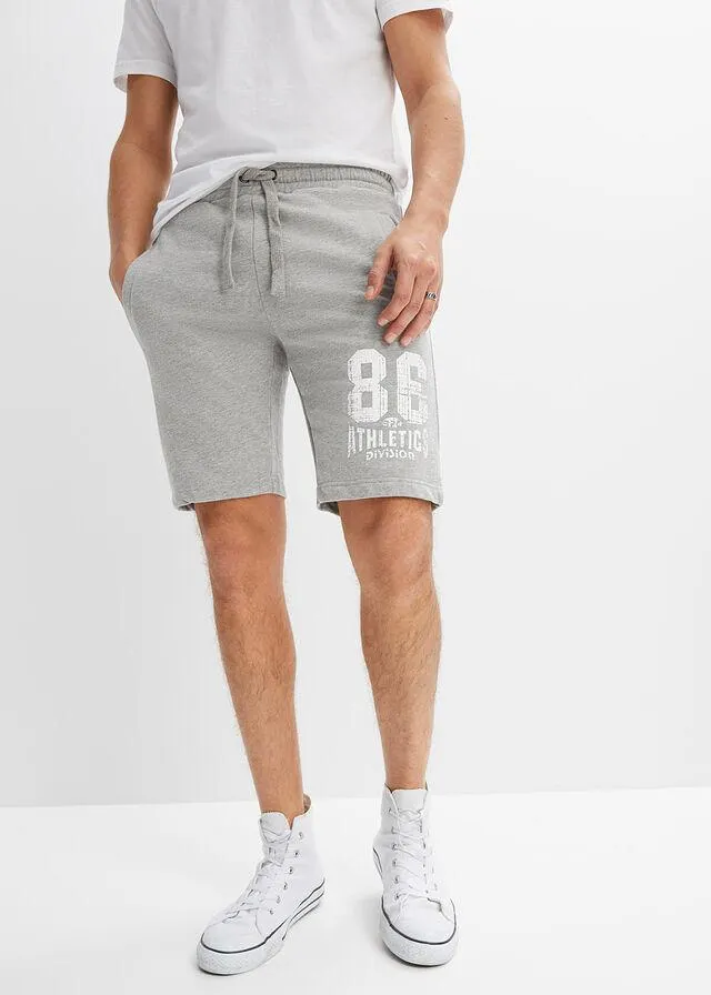 Mikinové bermudy s potlačou