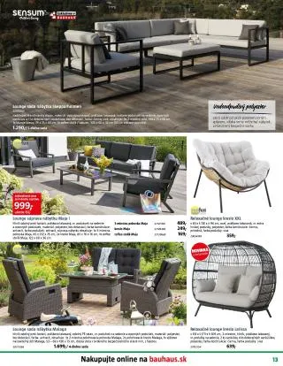 Leták: BAUHAUS aktuálna ponuka - Záhradné centrum od 18. marca do 14. apríla 2024 - Prehľad Stránky 13