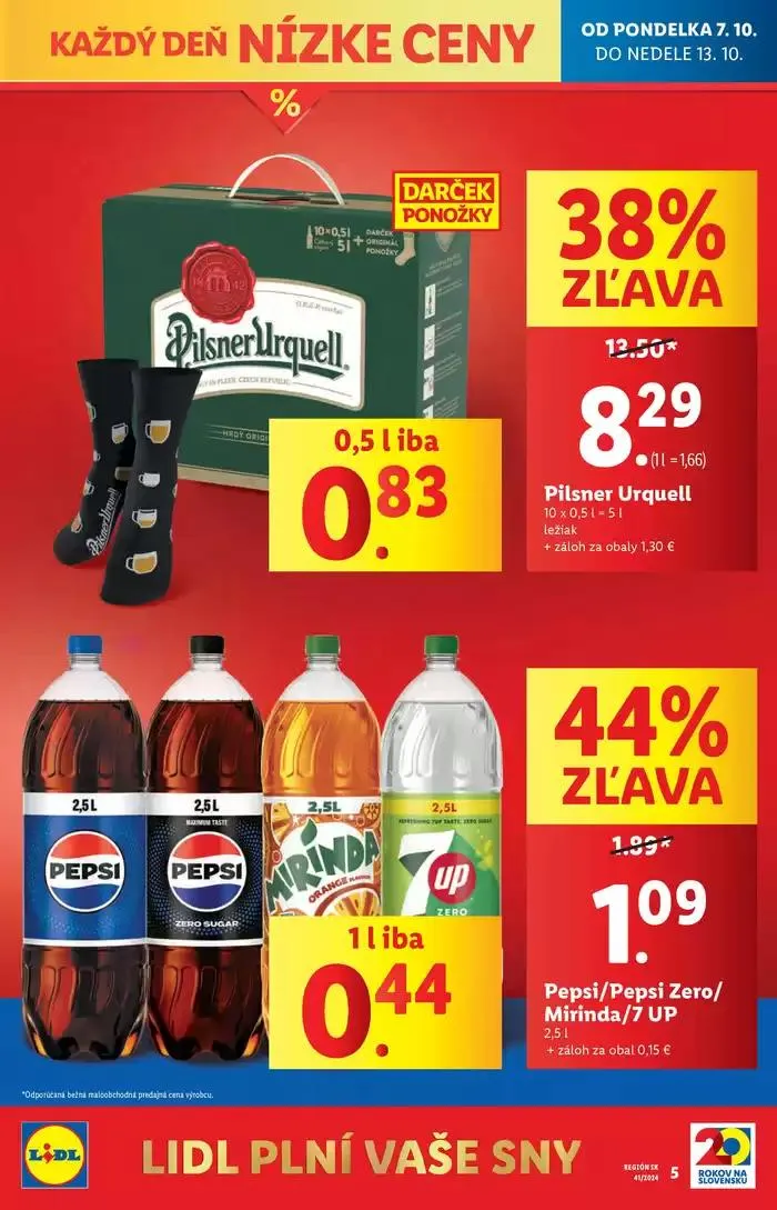 Leták: Platný od štvrtka 10. 10. 2024 od 10. októbra do 13. októbra 2024 - Prehľad Stránky 7