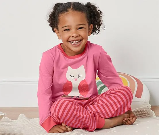 Pyžamo, ružovo-červené