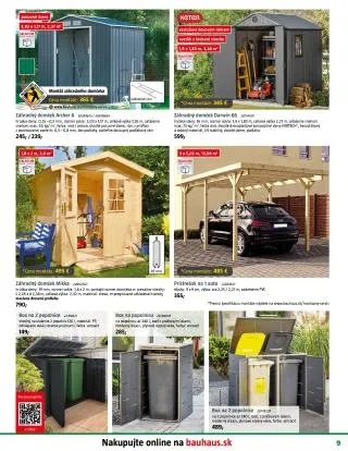 Leták: BAUHAUS aktuálna ponuka - Záhradné centrum od 18. marca do 14. apríla 2024 - Prehľad Stránky 9