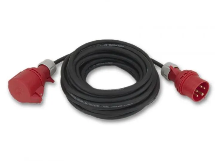 Predlžovací kábel 3-fázový, 10 m