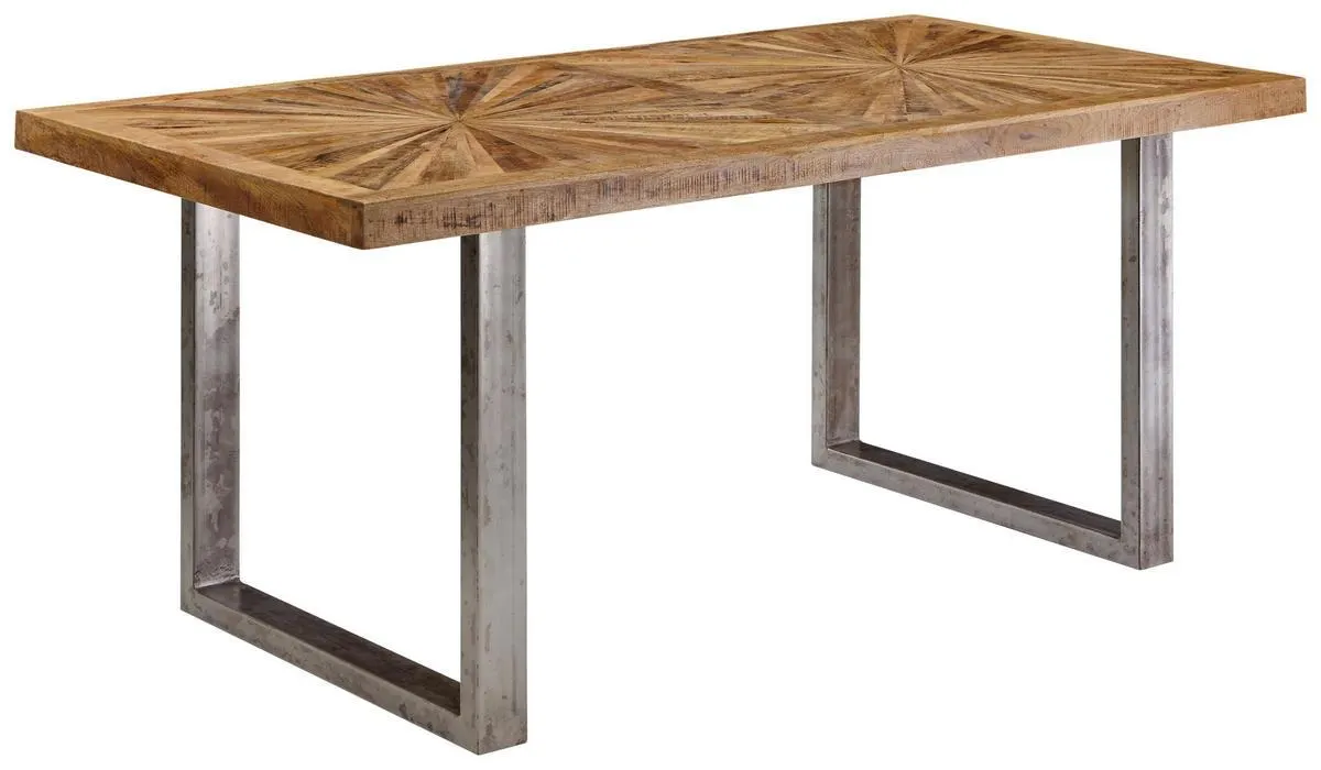 JEDÁLENSKÝ STÔL, mangové drevo, hnedá, 180/90/76,5 cm