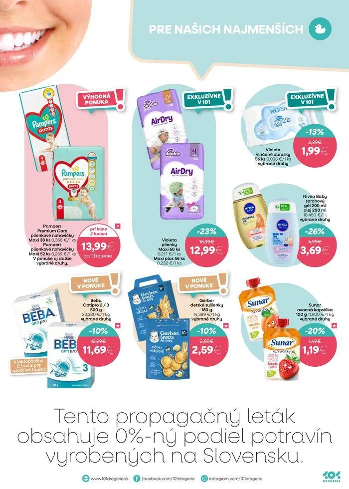 Leták: Platí od 2. 5. do 21. 5. 2024 od 2. mája do 21. mája 2024 - Prehľad Stránky 9