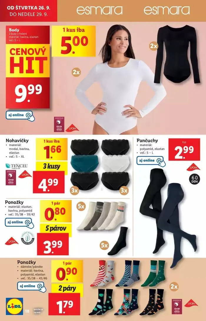 Leták: Platný od pondelka 23. 09. 2024 od 23. septembra do 29. septembra 2024 - Prehľad Stránky 80