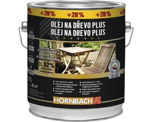 Olej na dřevo Plus Teak 2,5 l +20%