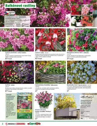 Leták: BAUHAUS aktuálna ponuka - Záhradné centrum od 18. marca do 14. apríla 2024 - Prehľad Stránky 2