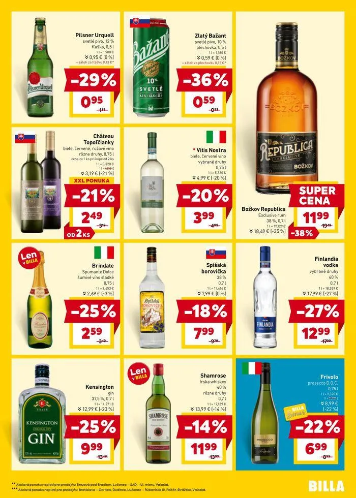 Leták: Leták Billa od 28. augusta do 3. septembra 2024 - Prehľad Stránky 17