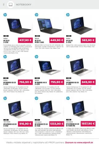 Leták: eD Profi leták od 1. septembra do 30. septembra 2023 - Prehľad Stránky 2