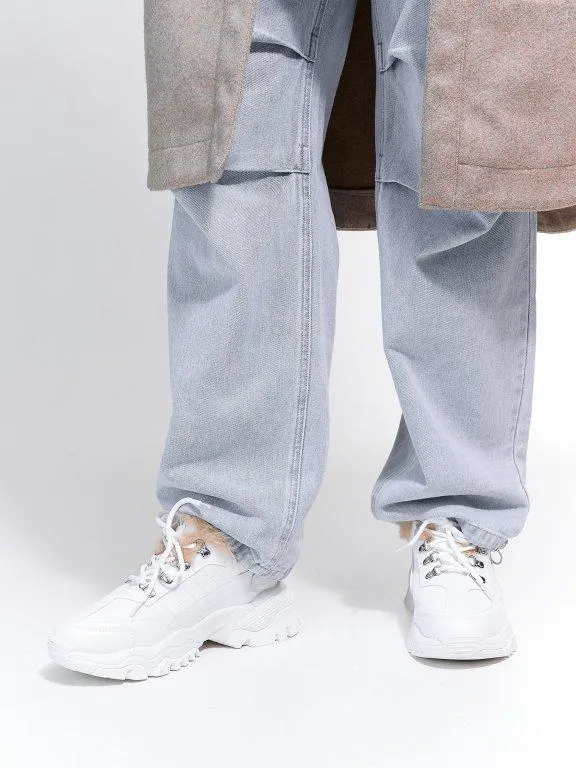 Zateplené tenisky na šněrování