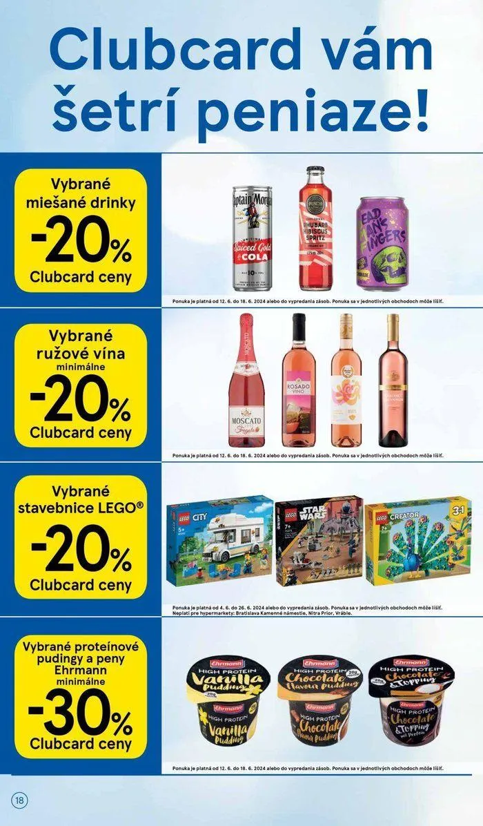 Leták: Tesco hypermarketi  od 14. júna do 18. júna 2024 - Prehľad Stránky 18