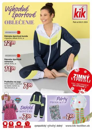 Leták: Kik leták od 8. januára do 21. januára 2024 - Prehľad Stránky