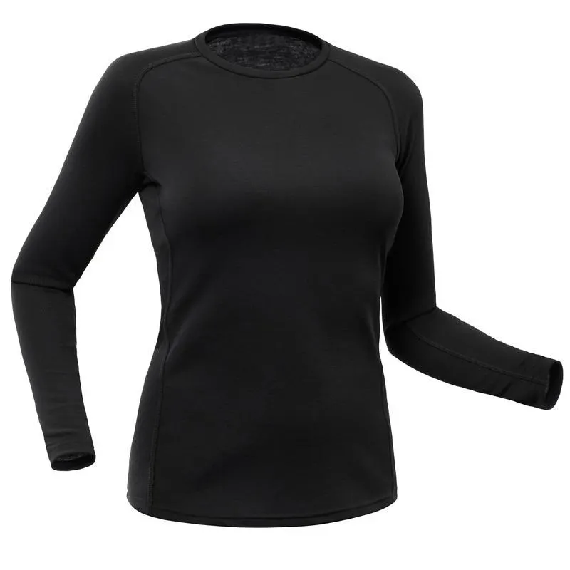Sous-vêtement thermique de ski femme - BL 100 haut - Noir