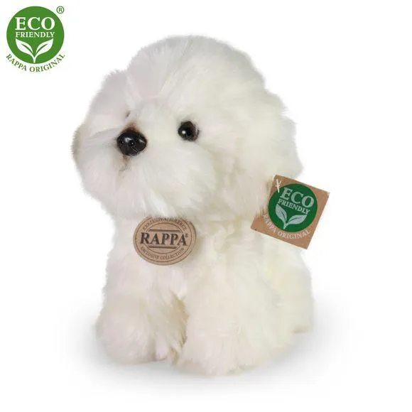 Rappa RA-204157 Plyšový pes Bišonek sediaci 18cm ECO