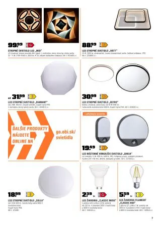 Leták: OBI leták od 1. septembra do 31. októbra 2023 - Prehľad Stránky 7