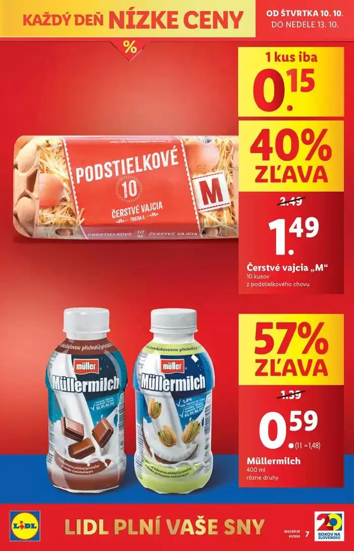 Leták: Platný od štvrtka 10. 10. 2024 od 10. októbra do 13. októbra 2024 - Prehľad Stránky 9