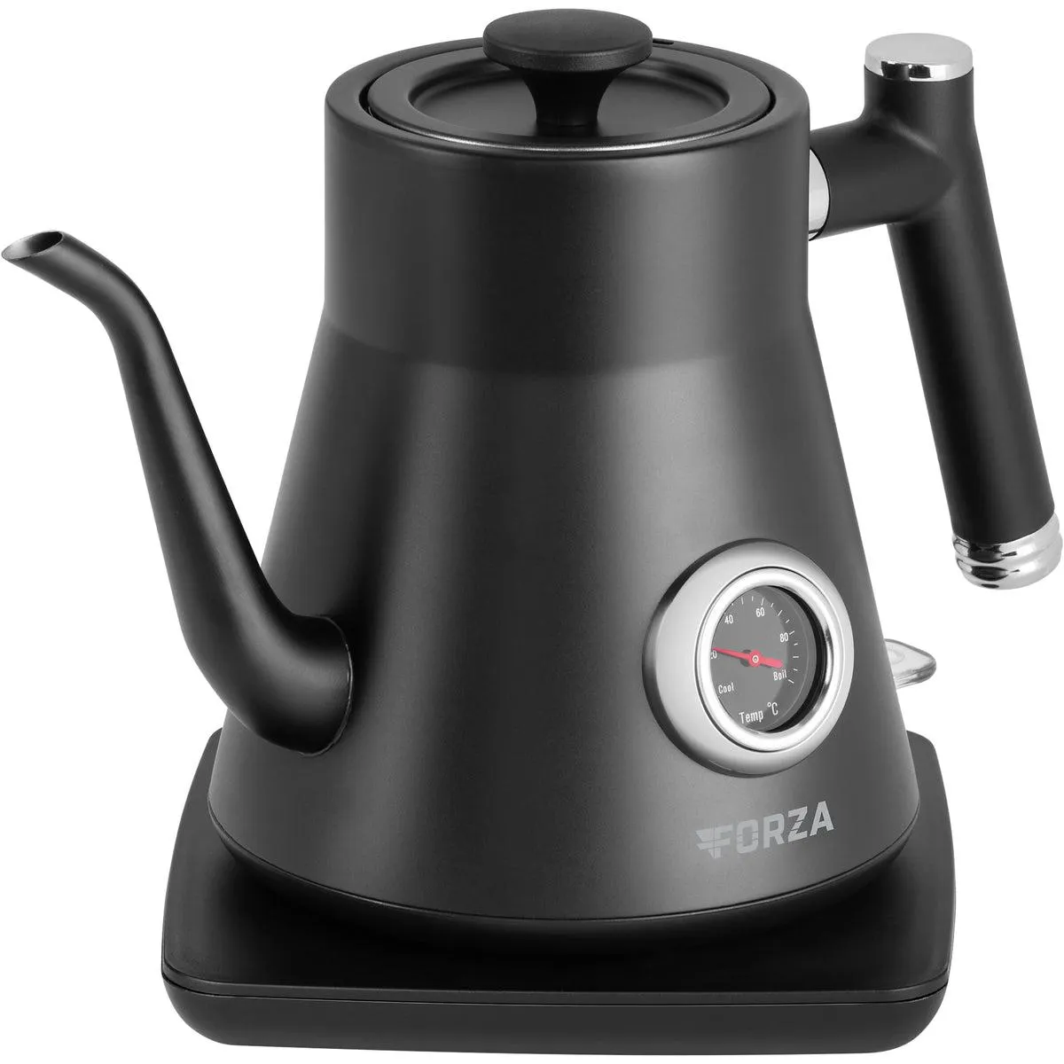 Rýchlovarná kanvica ECG Forza 5000 Pour over Nero, 0,8l