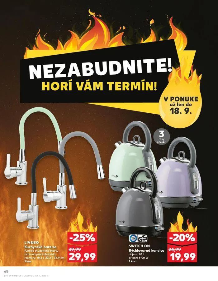 Leták: Exkluzívne výhodné ponuky od 12. septembra do 18. septembra 2024 - Prehľad Stránky 68