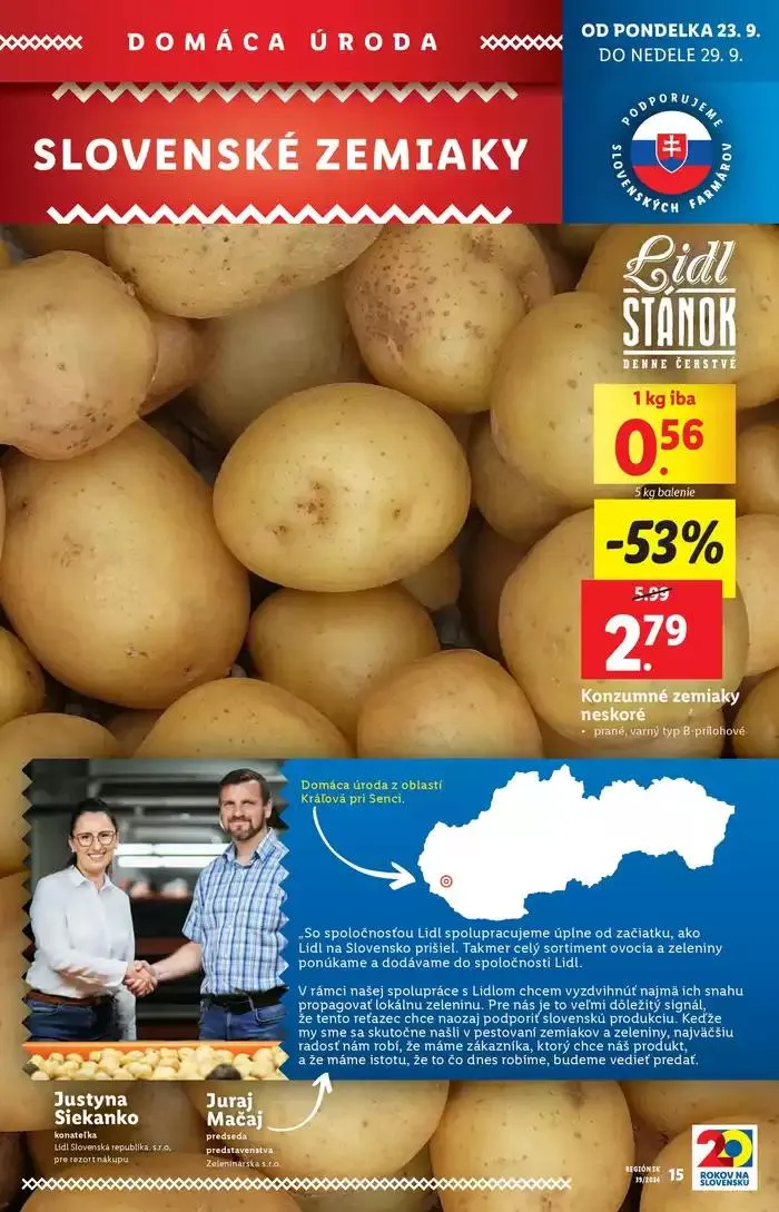 Leták: Platný od pondelka 23. 09. 2024 od 23. septembra do 29. septembra 2024 - Prehľad Stránky 21