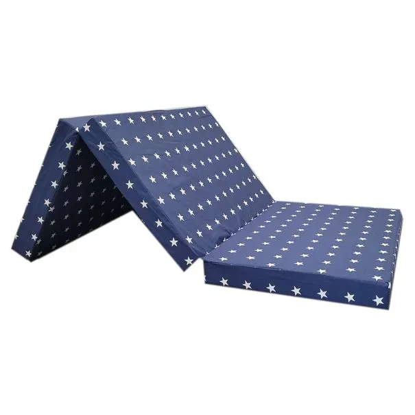 Dětská skládací matrace ZELMA tmavě modrá