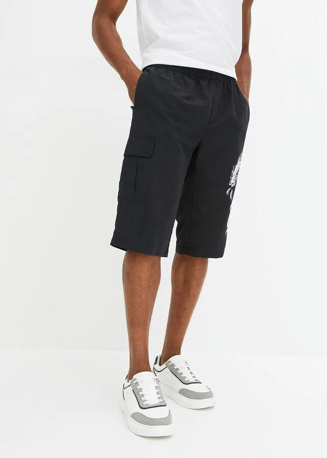 Bermude lungi din poliester reciclat, regular fit
