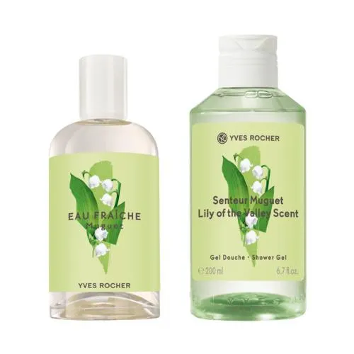 Sada Eau Fraîche a sprchovacieho gélu Konvalinka