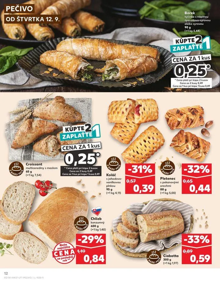 Leták: Exkluzívne výhodné ponuky od 12. septembra do 18. septembra 2024 - Prehľad Stránky 12