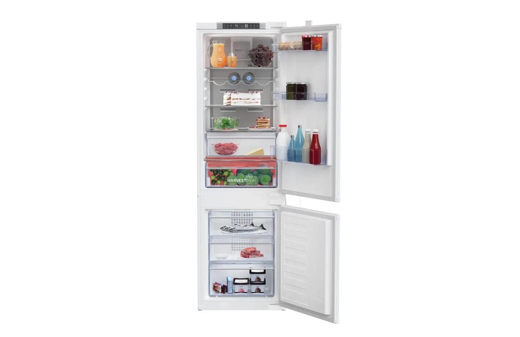 Vstavaná chladnička s mrazničkou BEKO BCNA275E4SN