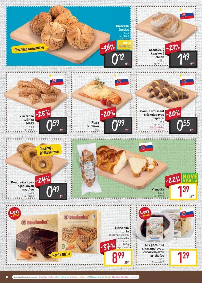 Leták: Akciová ponuka platí od utorka 7. 5. do 14. 5. 2024. od 7. mája do 14. mája 2024 - Prehľad Stránky 8