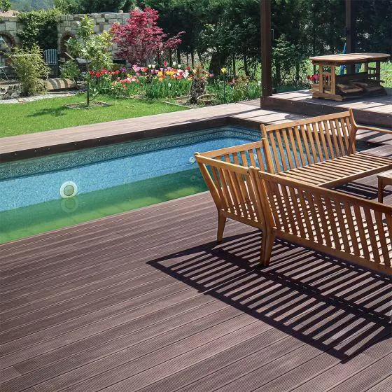 WPC podlahová doska 2,0 m Wenge