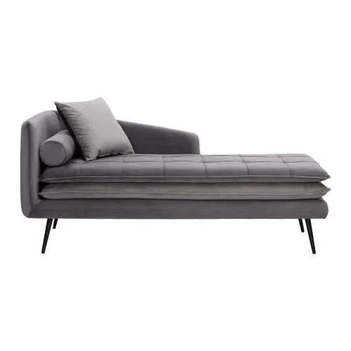 Pohovka Emilia, Zamatový Poťah, Sivá