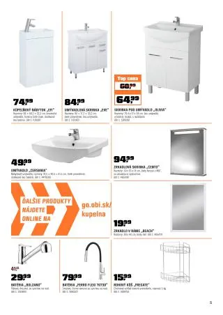 Leták: OBI leták od 1. septembra do 31. októbra 2023 - Prehľad Stránky 5