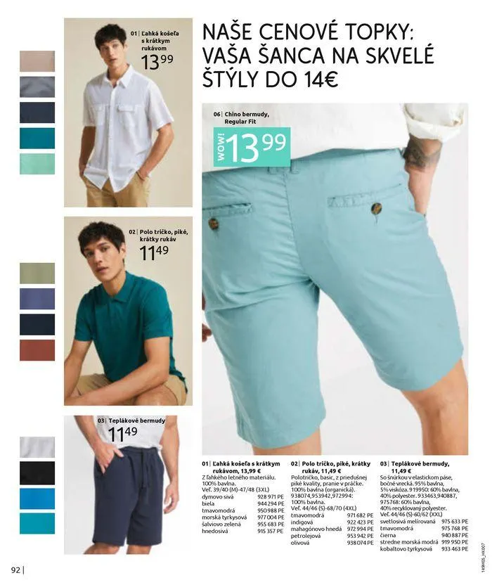 Leták: BonPrix Dovolenka VolÁ od 14. mája do 13. augusta 2024 - Prehľad Stránky 94