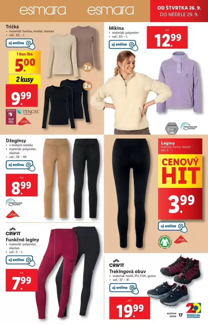 Leták: Platný od pondelka 23. 09. 2024 od 23. septembra do 29. septembra 2024 - Prehľad Stránky 79