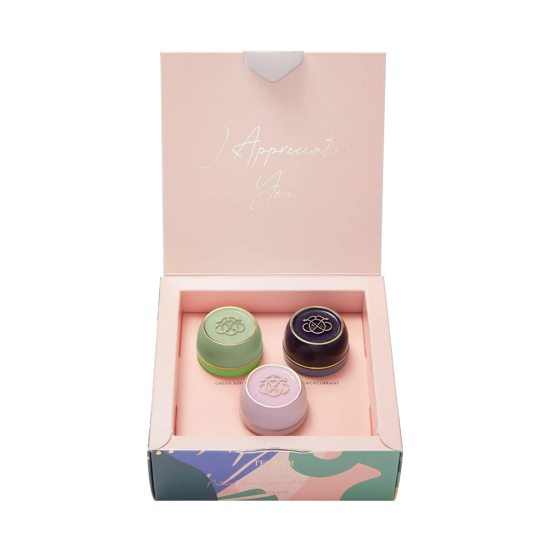 Darčeková sada zázračných balzamov - prírodný, zelené jablko a čierne ríbezle