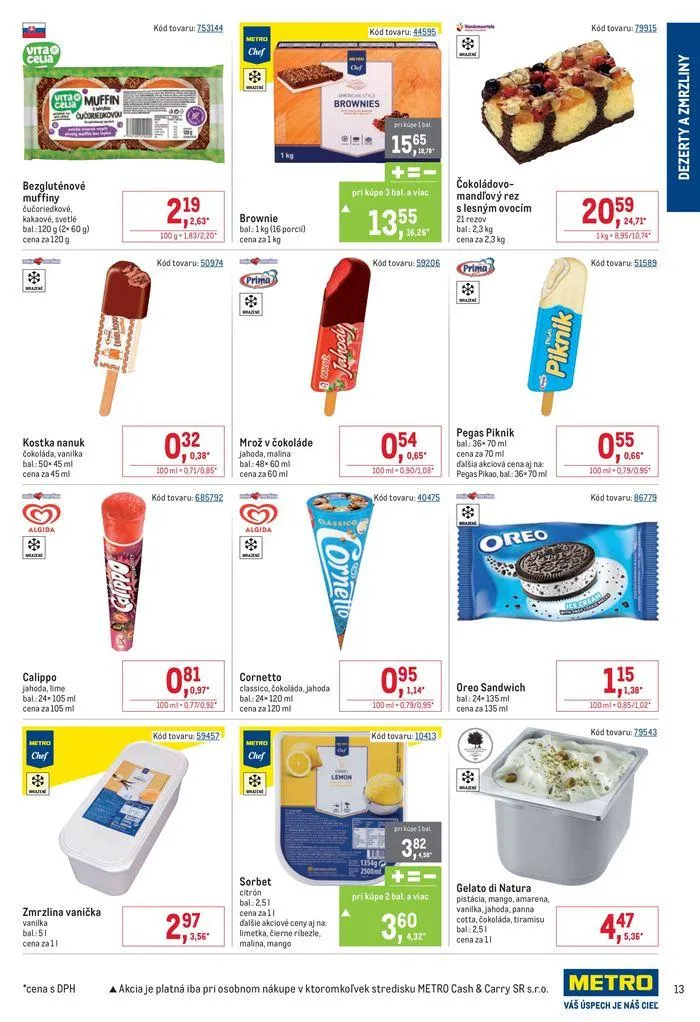 Leták: Fast Food od 22. júla do 30. júla 2024 - Prehľad Stránky 13