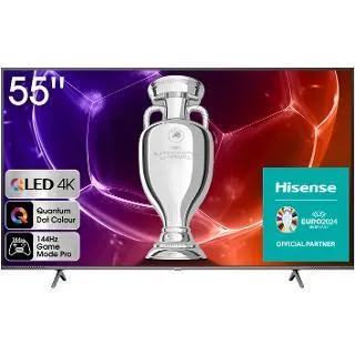 Hisense 55E7KQ PRO + Adidas míč EURO 2024
