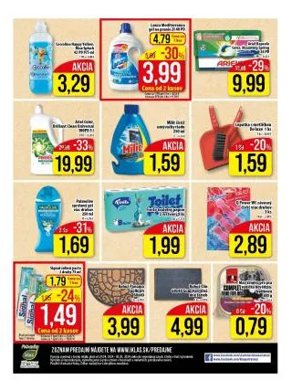 Leták: Klas aktuálny akciový leták - Košice od 29. apríla do 5. mája 2024 - Prehľad Stránky 23