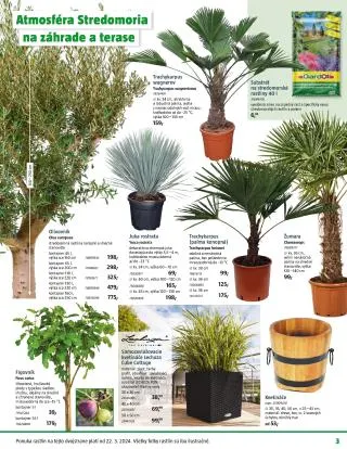 Leták: BAUHAUS aktuálna ponuka - Záhradné centrum od 18. marca do 14. apríla 2024 - Prehľad Stránky 3